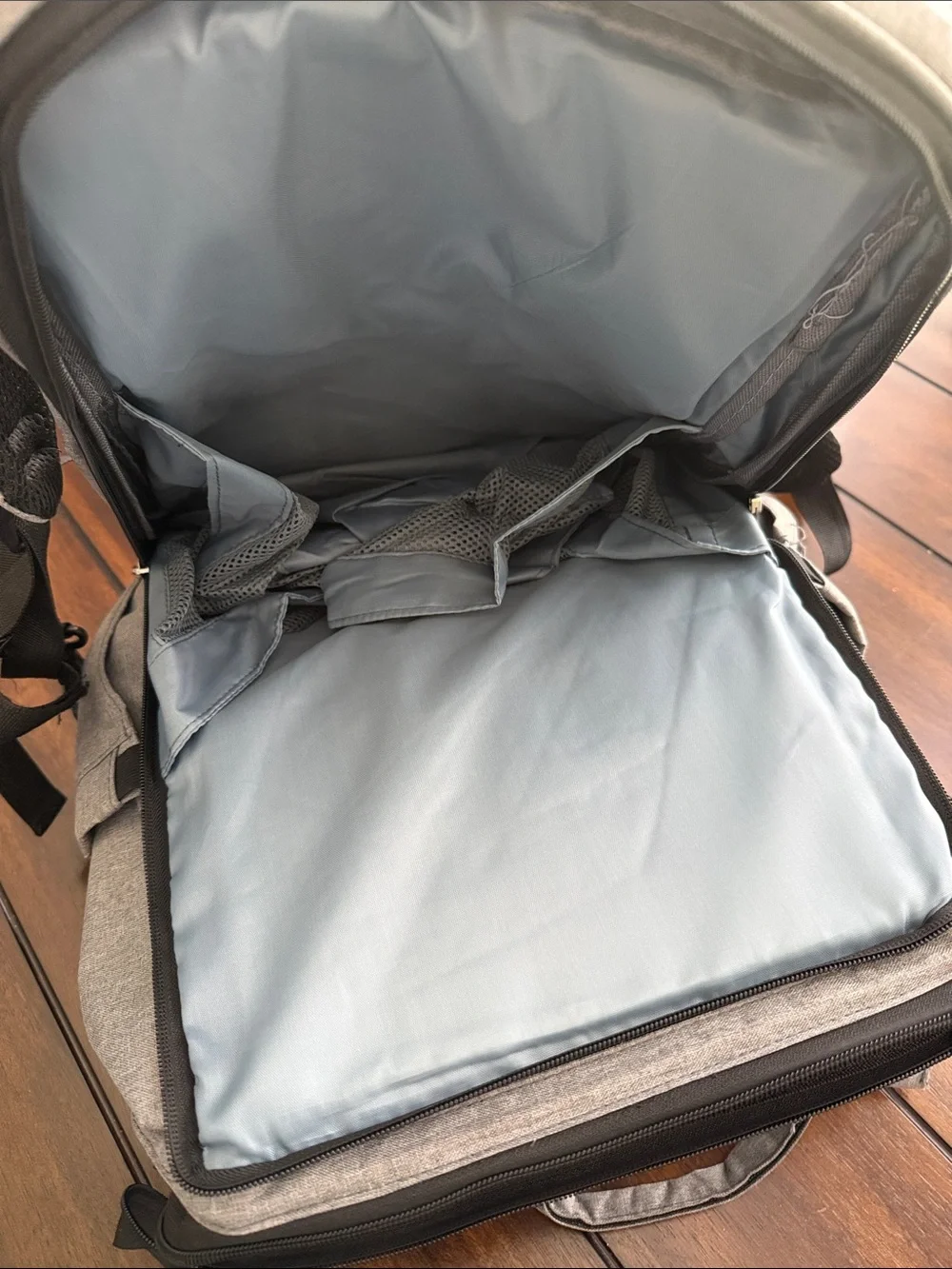 Gray Travel Backpack